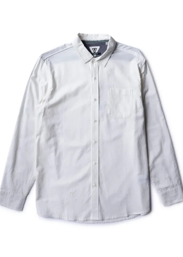 Cheap Vissla The Classic Eco Long Sleeve Shirt Vintage White