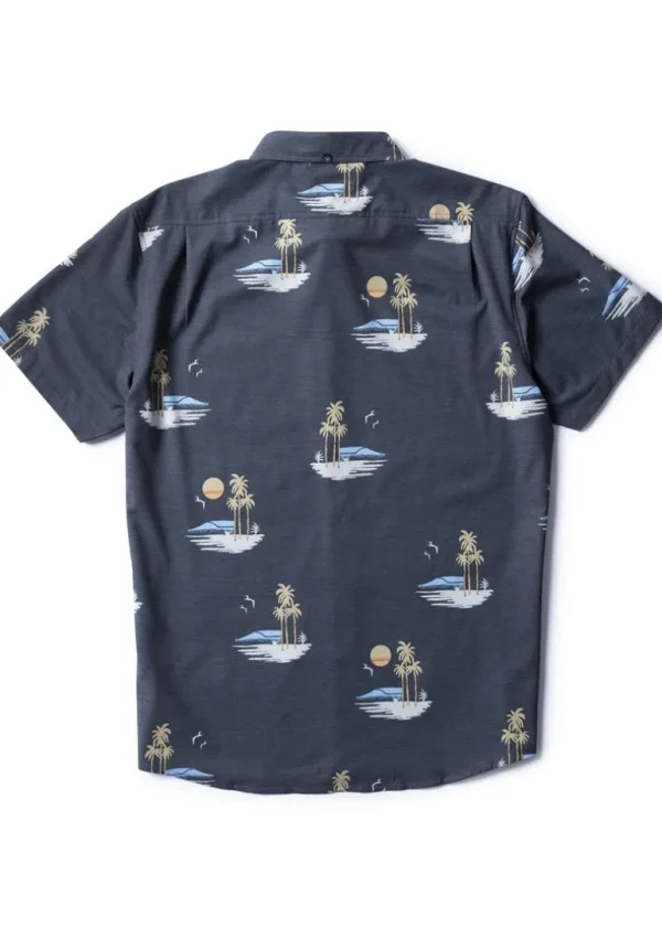 Outlet Vissla Tres Palmas Eco Short Sleeve Shirt Phantom