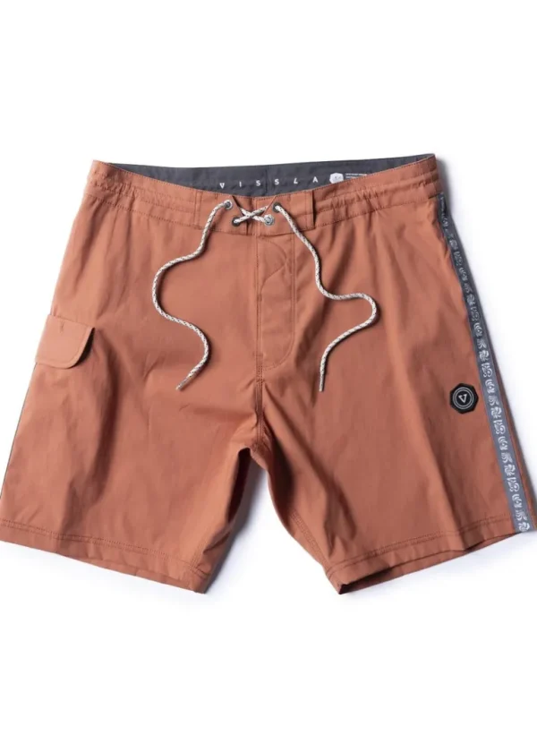 New Vissla Trip Out 17.5" Boardshort Rust