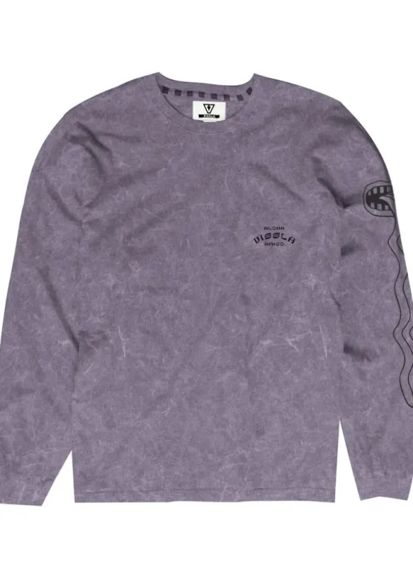 New Vissla Twin Amigos Boys Long Sleeve Tee DUSTY LILAC