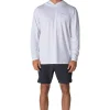 Discount Vissla Twisted Eco Hooded Long Sleeve Sun Shirt White 2