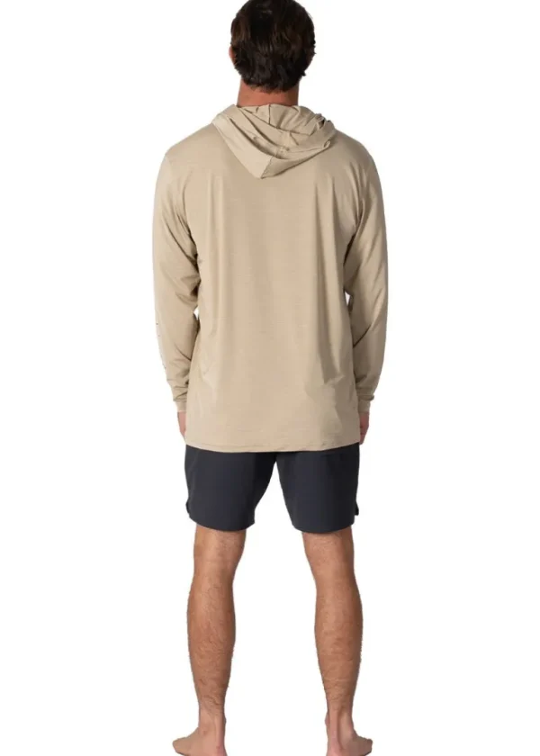 Best Sale Vissla Twisted Eco Hooded Long Sleeve Sun Shirt SND - Sand