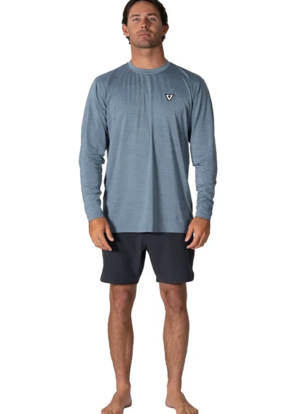 Fashion Vissla Twisted Eco Long Sleeve Sun Shirt Slate Heather