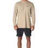 Outlet Vissla Twisted Eco Long Sleeve Sun Shirt SND - Sand