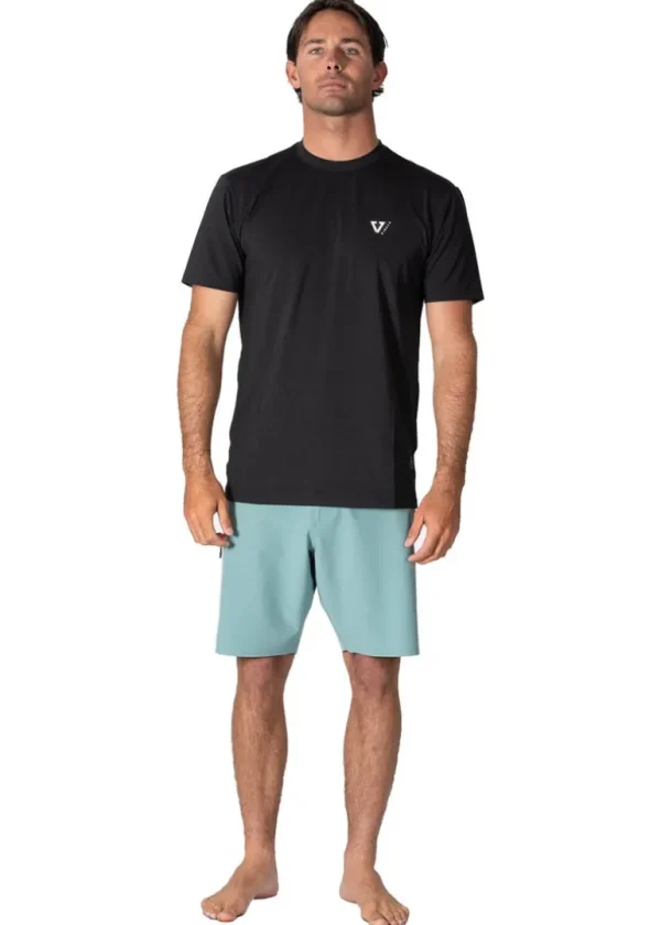 Best Vissla Twisted Eco Short Sleeve Sun Shirt Black