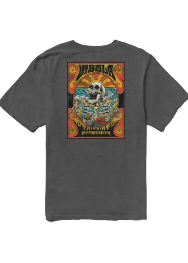 Hot Vissla Undead Shred Head Boys Tee Phantom