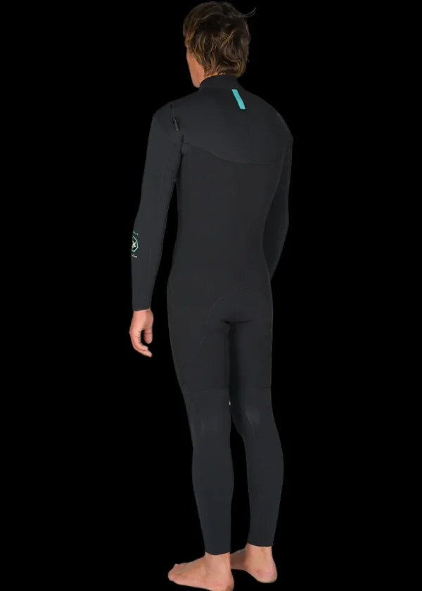 Hot Vissla X Axxe 3-3 U Zip Full Wetsuit Black