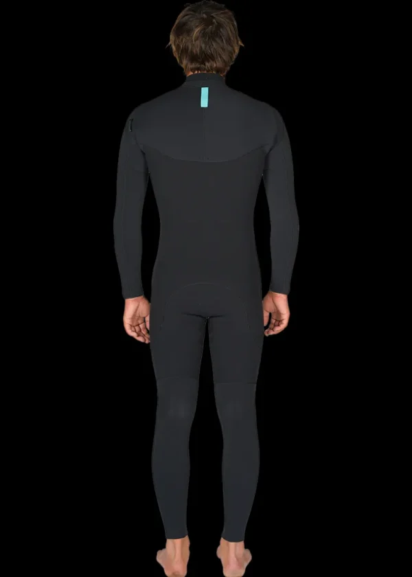Hot Vissla X Axxe 3-3 U Zip Full Wetsuit Black