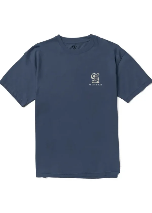 Hot Vissla Waikiki Daze Organic Tee Dark Denim