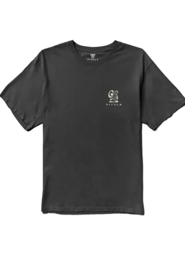 Outlet Vissla Waikiki Daze Organic Tee Phantom