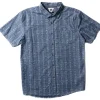 Fashion Vissla Waikiki Eco Boys Short Sleeve Shirt Midnight