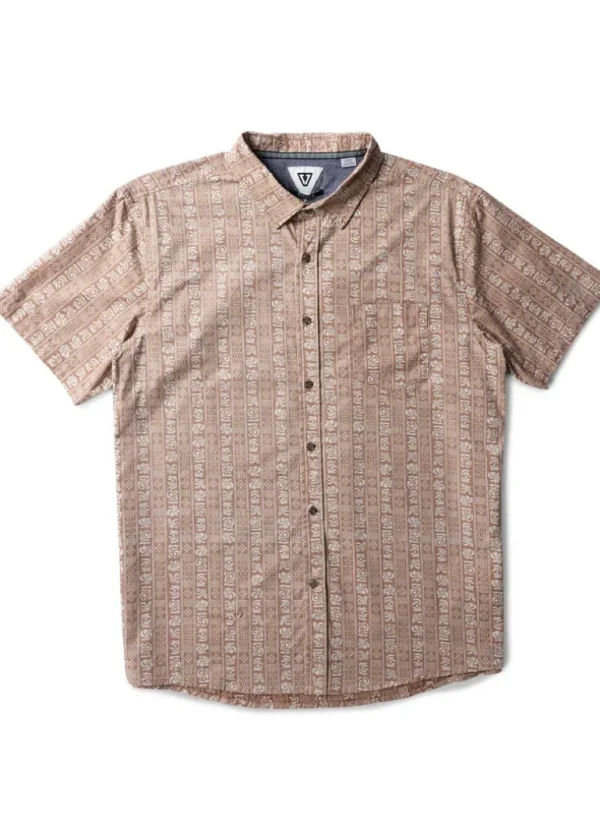 Fashion Vissla Waikiki Eco Short Sleeve Shirt CHILI