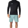 Fashion Vissla Warm Seas Eco Hooded Long Sleeve Rash Guard Black