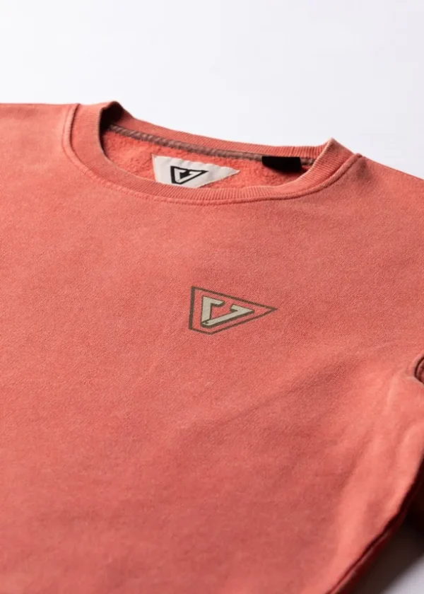 Fashion Vissla Washout Eco Crew Picante