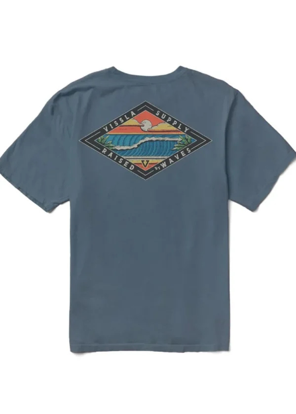 Sale Vissla Wave Chasers Kids Tee Midnight