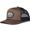 Online Vissla West Winds Eco Trucker Hat Dark Earth