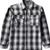 Best Vissla Woody Wool Woven Flannel Black